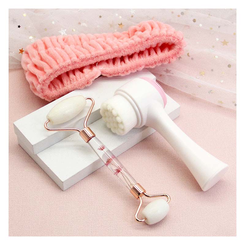 Facial Cleaning Brush Jade Roller Hairband MSZ 30288..