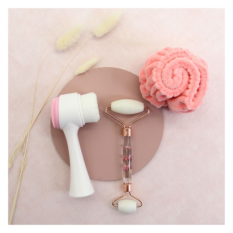 Facial Cleaning Brush Jade Roller Hairband MSZ 30288.
