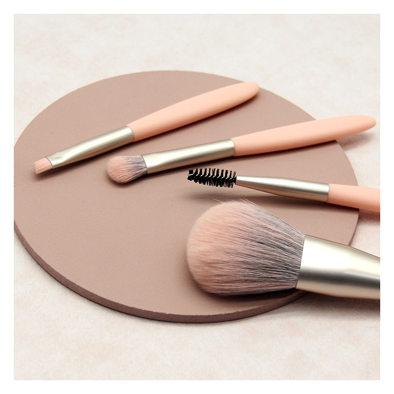 How do you use a powder puff brush for setting powder? 