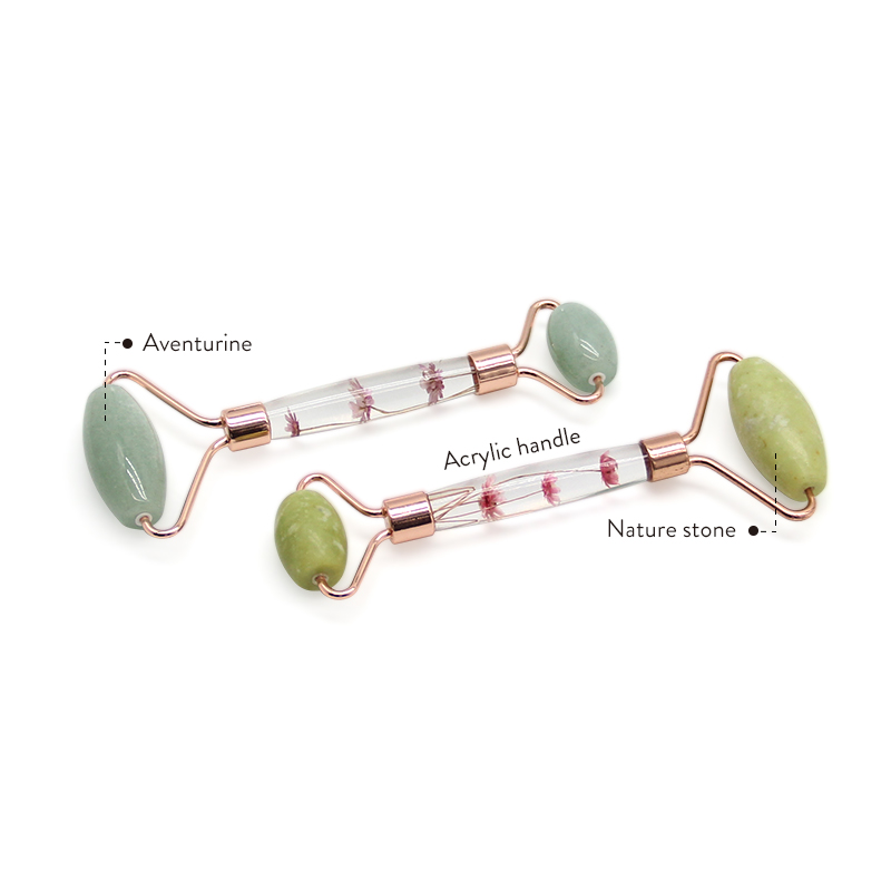 Double Headed Acrylic Jade Roller JAR 201X JAR 201D..