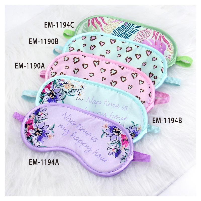 Eye Mask Scrunchie Set 21194A 21194B 21194C 21190A 21190B DK
