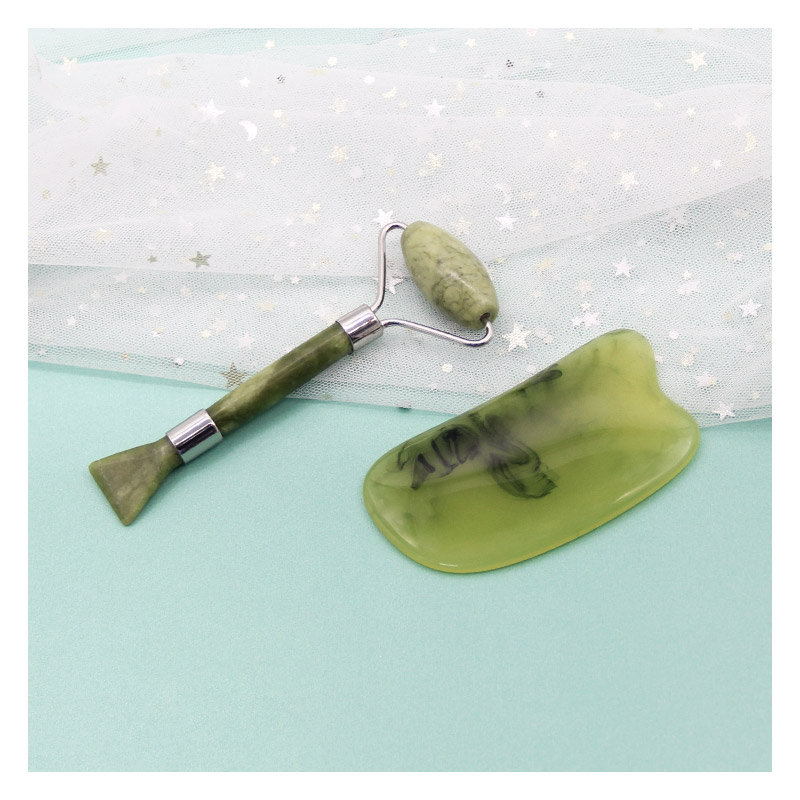 Jade Roller Resin Scraping Guasha Set JAR 103X GSB 002R.....