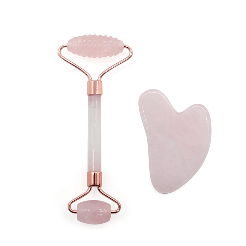 Natural jade roller guasha set JSZ 270188G