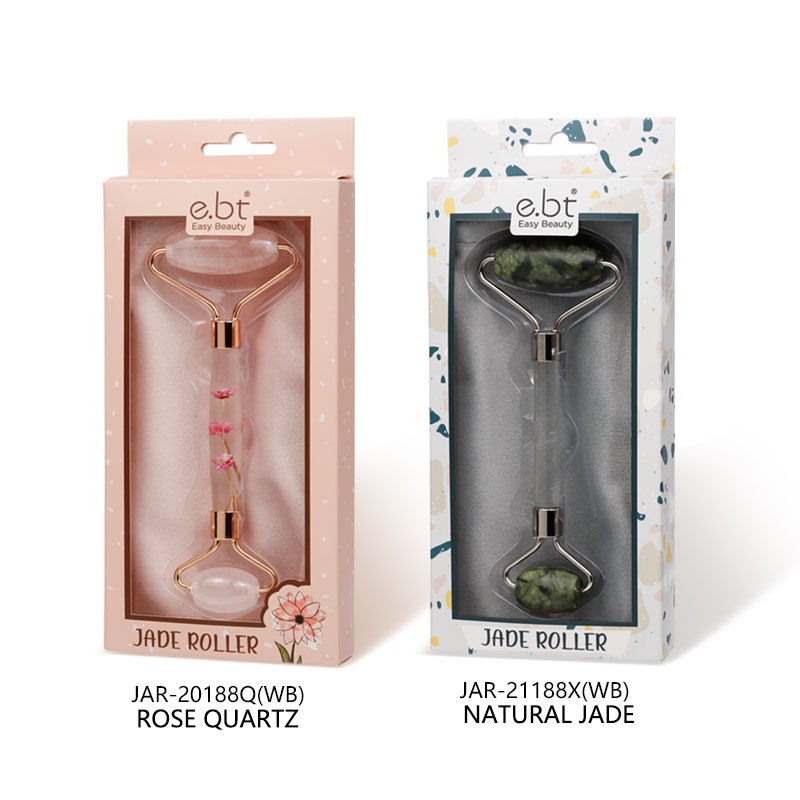 Resin jade roller with Flannel bag JAR 20188QWB....