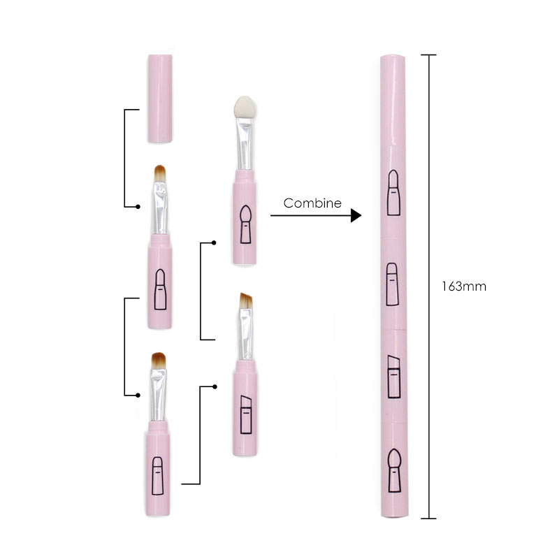 Blush Brush 4 in 1 Eye Makeup Brush Set BSP 280199.