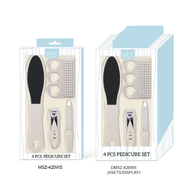 4pcs Wheat Straw Pedicure Set DMSZ 420WS....