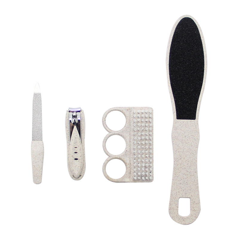 4pcs Wheat Straw Pedicure Set DMSZ 420WS