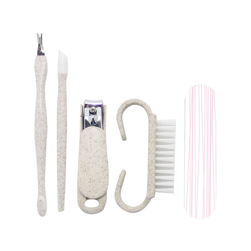 5pcs Wheat Straw Manicure Set DMSZ 5907WS 1