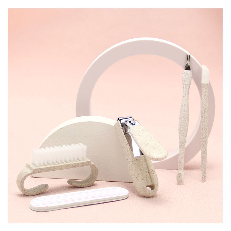5pcs Wheat Straw Manicure Set DMSZ 5907WS. 1