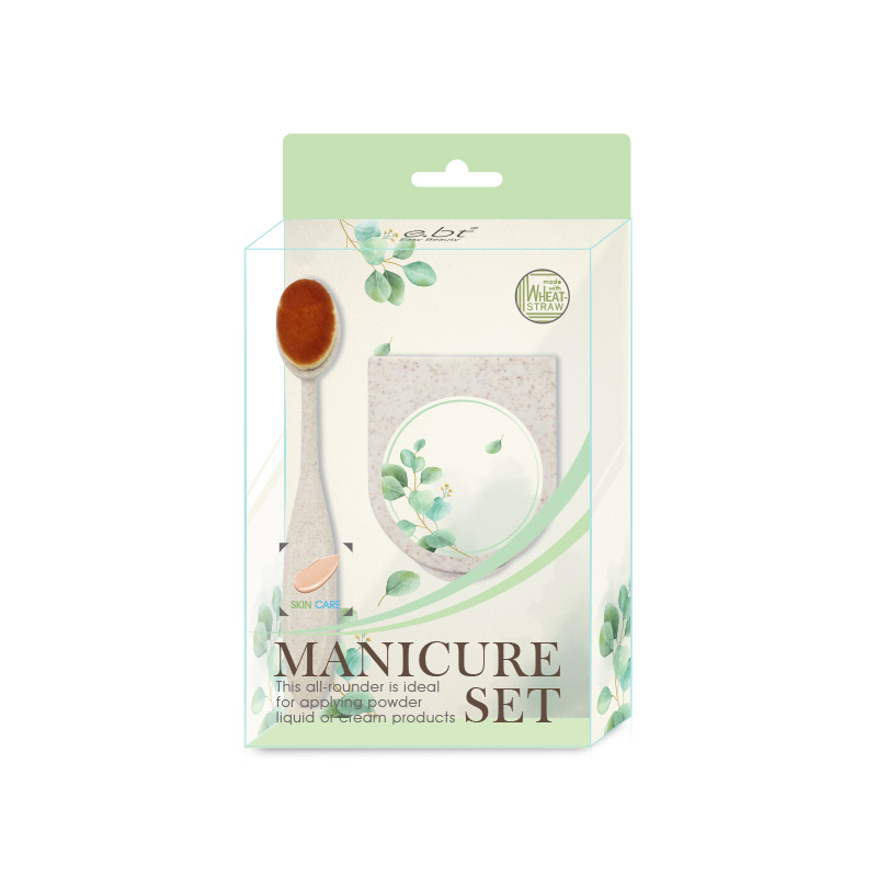 BSP 2802WS wheat Straw Facial Brush and mirror.....