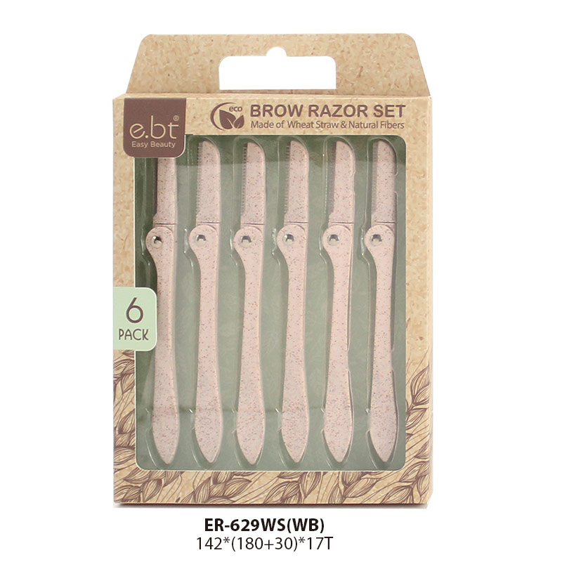 Wheat Straw Brow Razor Set ER 629WSWB