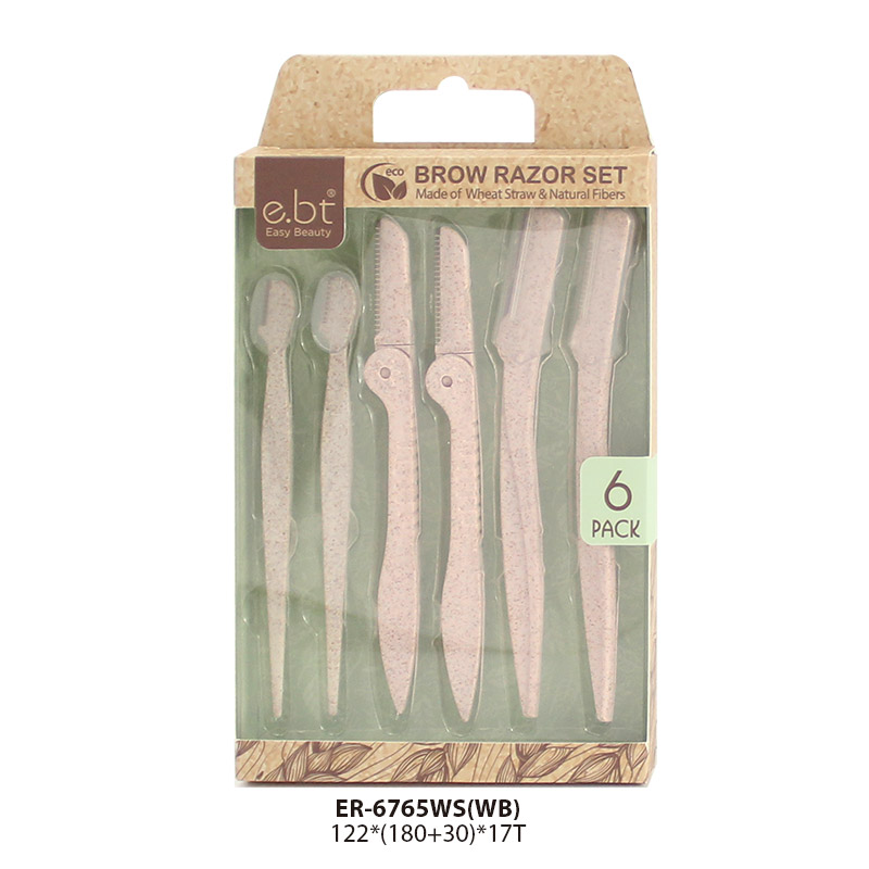 Wheat Straw Brow Razor Set ER 6765WSWB