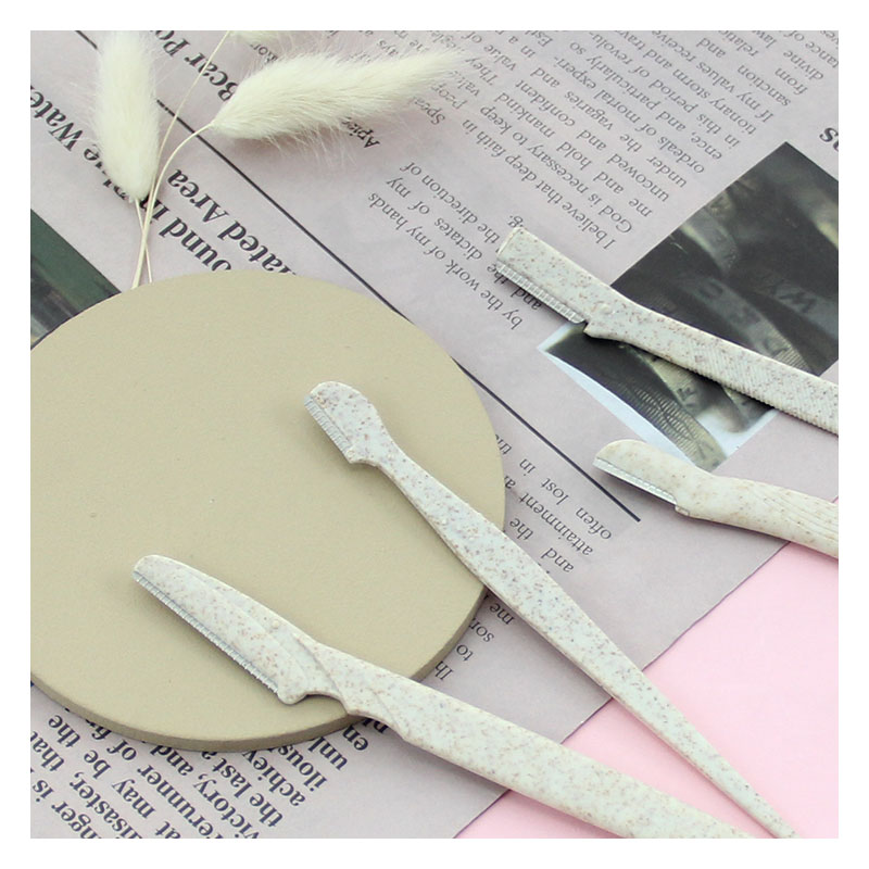 Wheat Straw Eyebrow Razor Set...