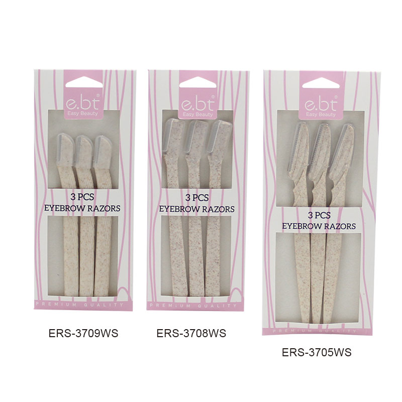 Wheat Straw Eyebrow Razor Set.