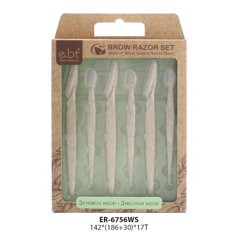 Wheat Straw Brow Razor Set ER 6756WS