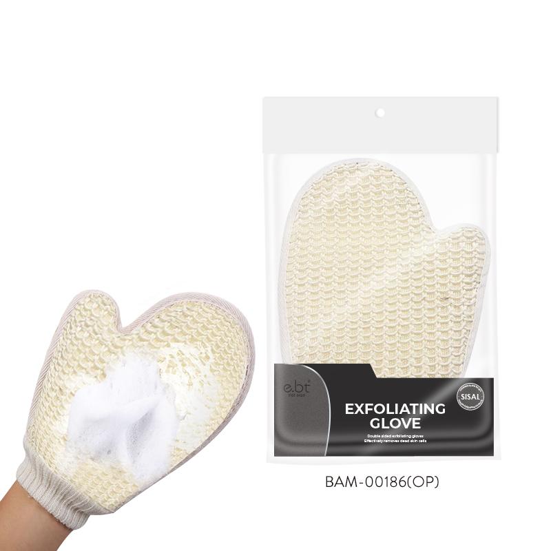 BAM 00186OP Exfoliating Gloves Body Brush Hemp Glove.....