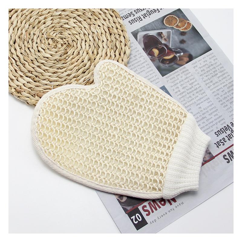 BAM 00186OP Exfoliating Gloves Body Brush Hemp Glove...