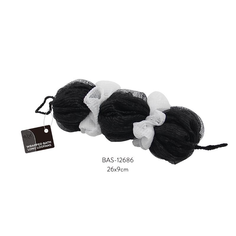 BAS 13086 BAS 12686​ Multi Colors Sponge Bath Puff Shower Scrubber Soft Exfoliating Body Scrubbers....