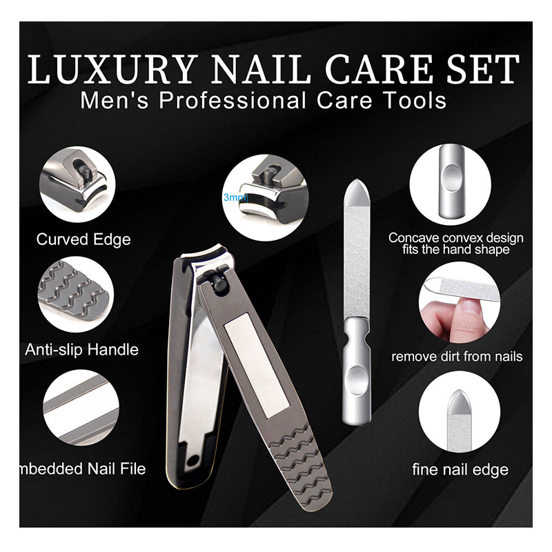 Stainless steel Nail File And Clipper Set MSZ 39886..