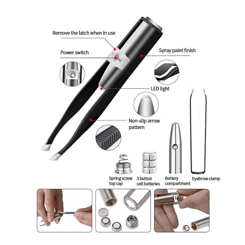 Led Eyebrow Tweezer TWL 02YCLed Eyebrow Tweezer TWL 02YC 05