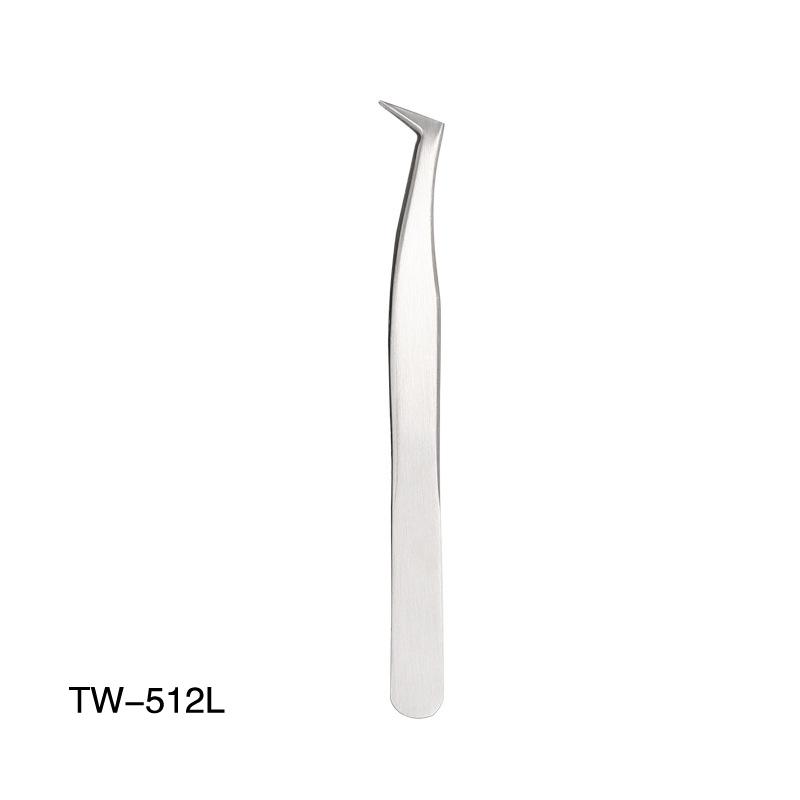 Stainless Steel Eyebrow Tweezer TW 512L