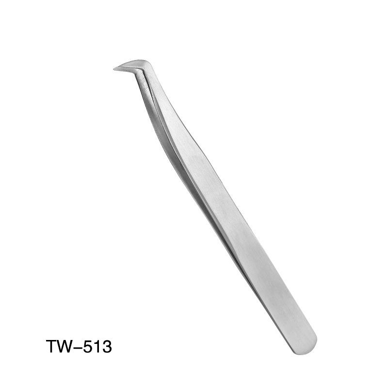Stainless Steel Eyebrow Tweezer TW 513