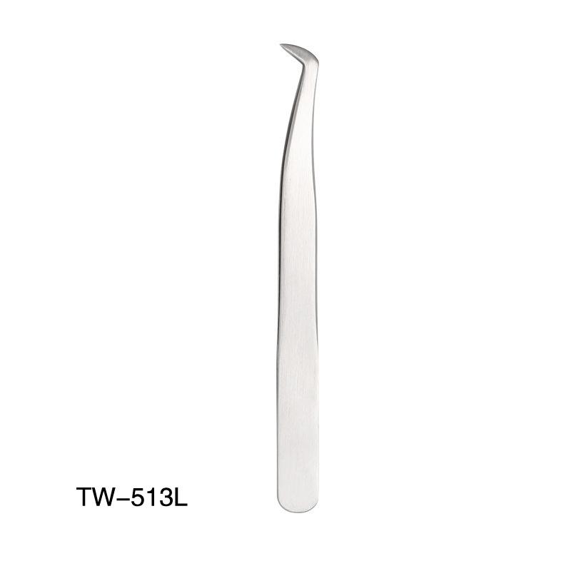 Stainless Steel Eyebrow Tweezer TW 513L