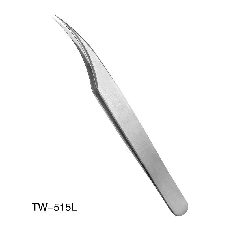 Stainless Steel Eyebrow Tweezer TW 515L