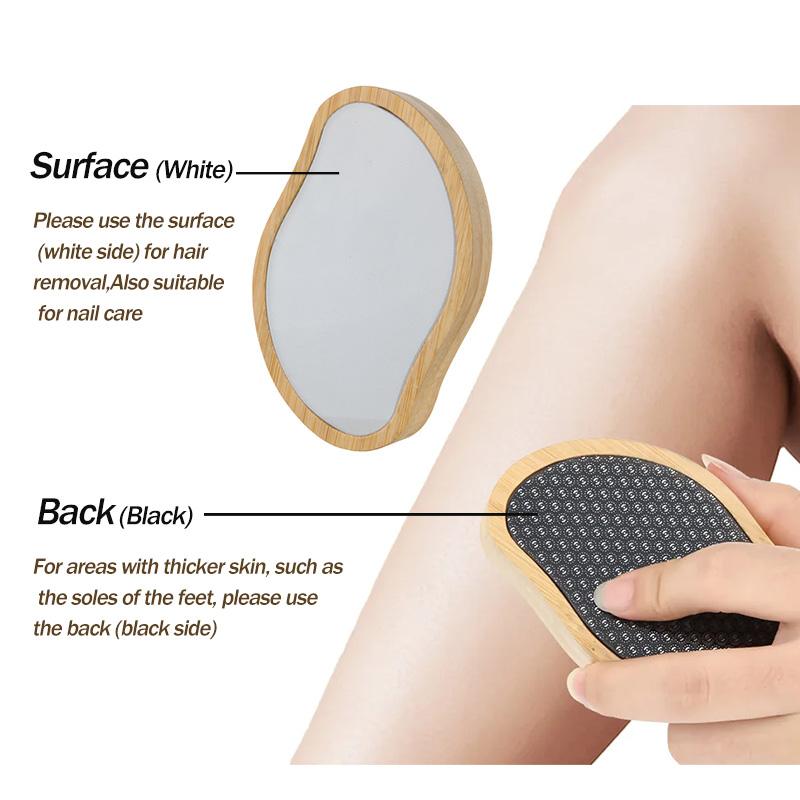 Double size hair remover and glass foot file NGF 101PN 3