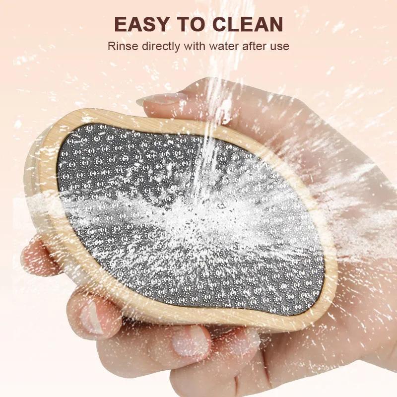 Double size hair remover and glass foot file NGF 101PN 6