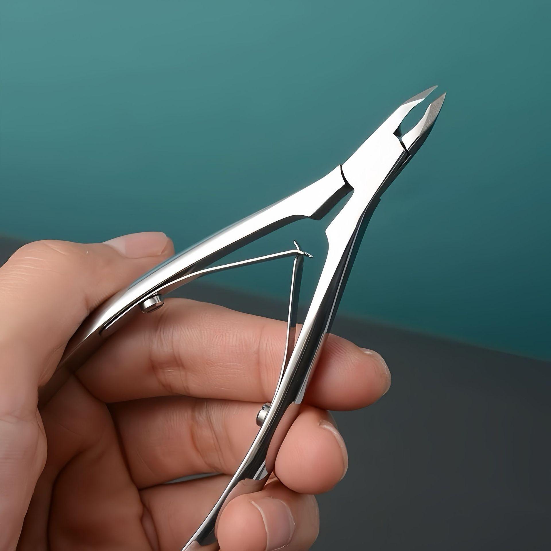 02 Stainless Steel Dead Skin Nipper High Quality Nail Care Tool NP 872355L