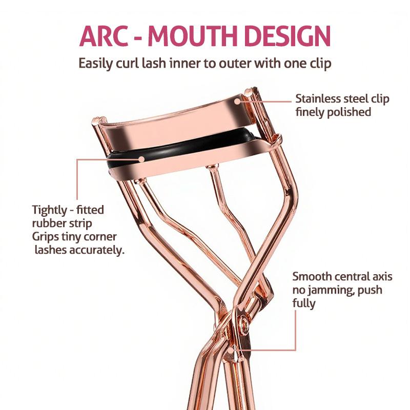 02 Stainless Steel Eyelash Curler Durable and Effective EC 271G