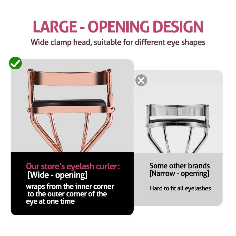 04 Stainless Steel Eyelash Curler Durable and Effective EC 04+EC 271G