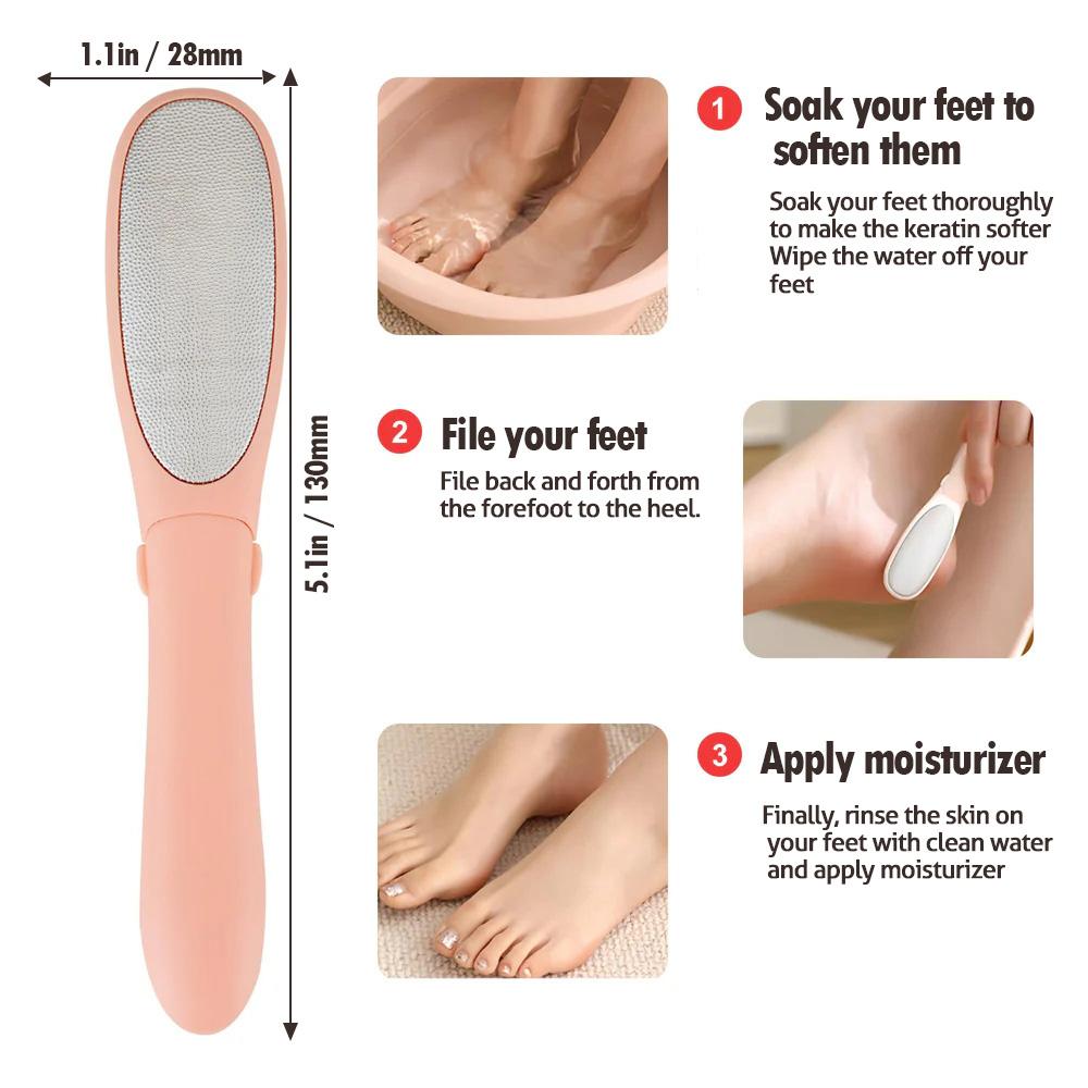 Stainless Steel Nail and Foot File 2 in 1 Tool LFT 01 08