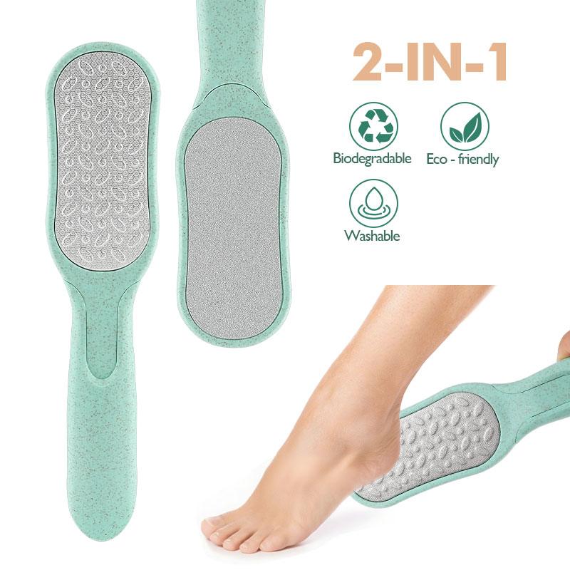 Wheat Straw Foot File with Stainless Steel FCL-68WS