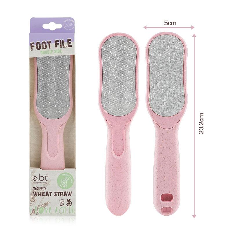 Wheat Straw Foot File with Stainless Steel FCL-68WS