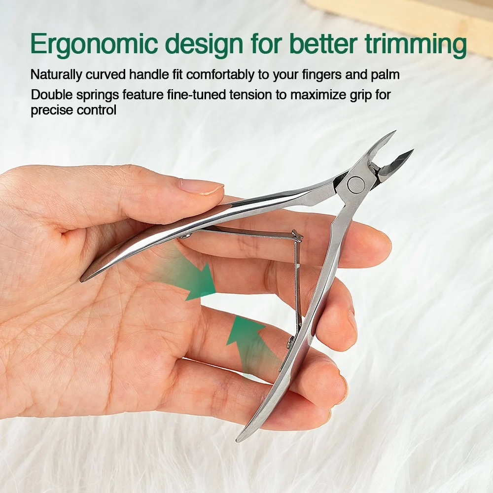 Salon Quality Cuticle Nipper Stainless Steel – Hangnail Remover NP 8723
