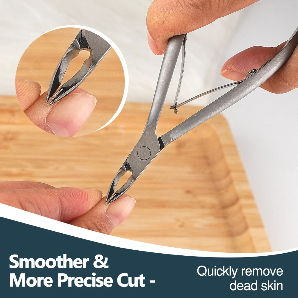 Stainless Steel Cuticle Nipper – Surgical Grade Dead Skin Clipper NP 8726 2