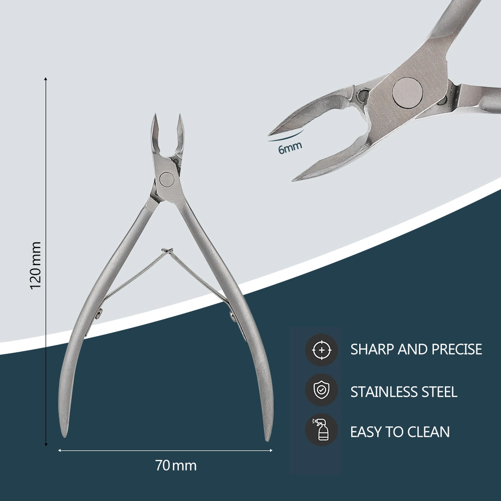 Stainless Steel Cuticle Nipper – Surgical Grade Dead Skin Clipper NP 8726 3