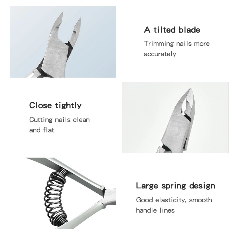 Pro Cuticle Nipper – Surgical 440C Steel, 0.5 mm Tip, Lifetime Sharp NP-893