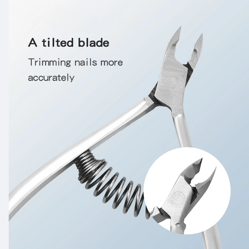 Pro Cuticle Nipper – Surgical 440C Steel, 0.5 mm Tip, Lifetime Sharp NP-893