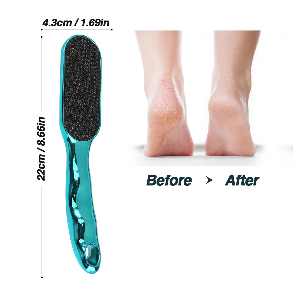 Nano Glass Foot File with Chrome Handle – Salon Callus Remover NGF-128PG