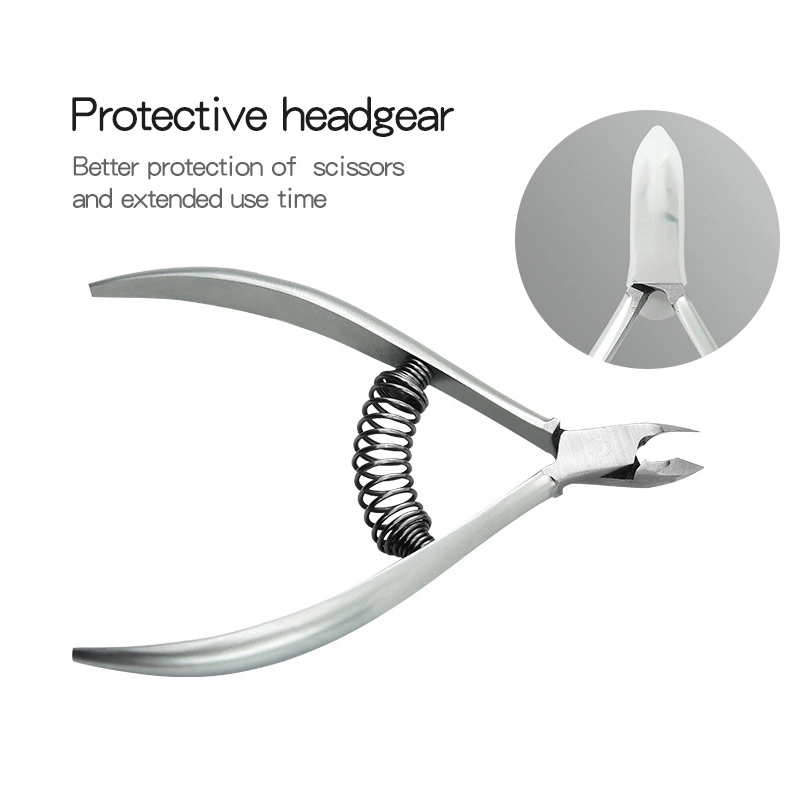 Pro Cuticle Nipper – Surgical 440C Steel, 0.5 mm Tip, Lifetime Sharp NP-893