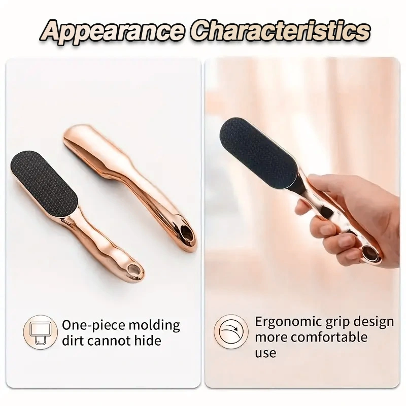 Nano Glass Foot File with Chrome Handle – Salon Callus Remover NGF-128PG