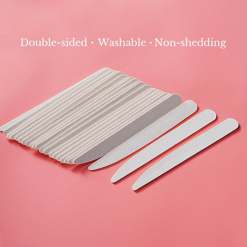 2025 Natural Wood Nail File – 100/180 Grit Double-Side Manicure Tool WF-235