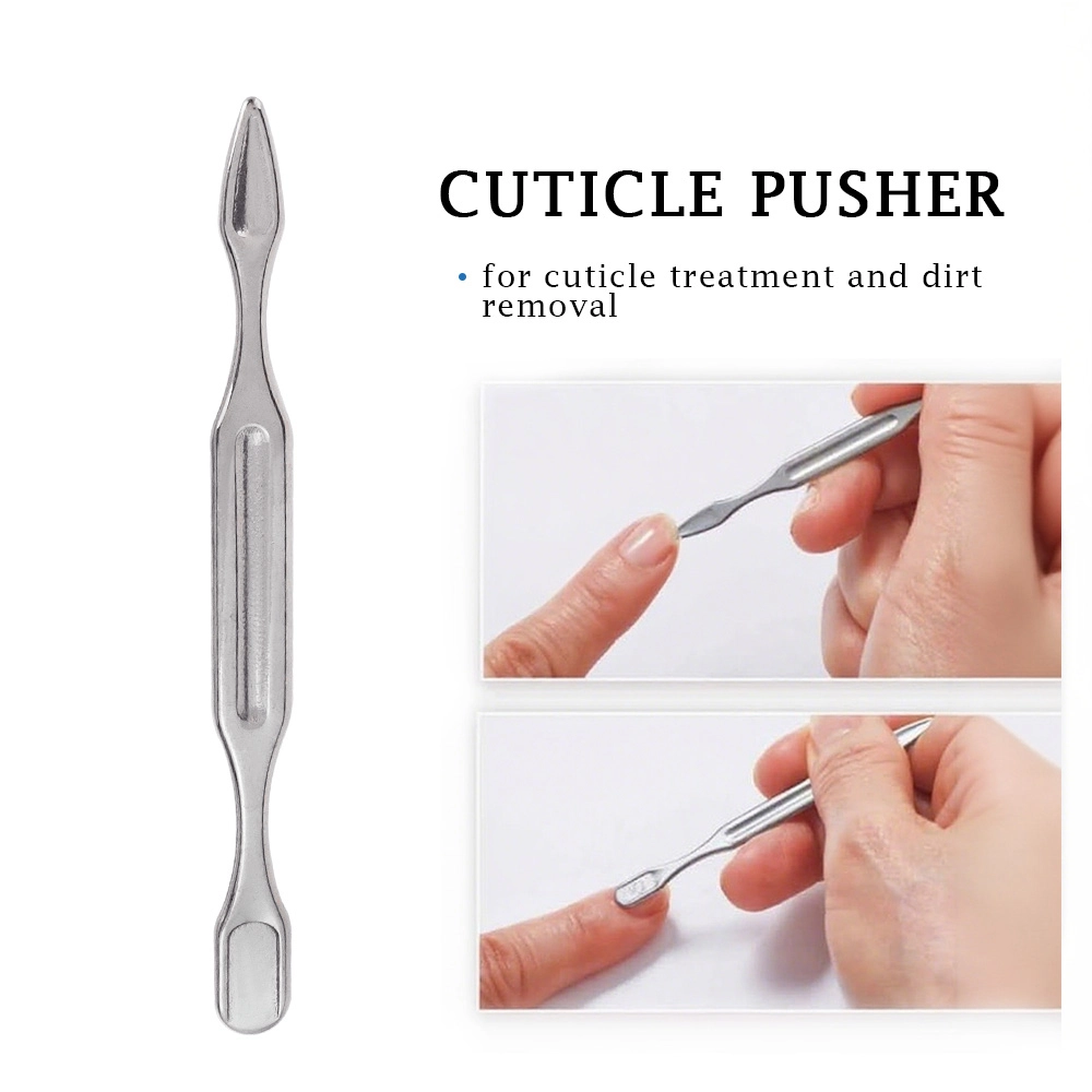 05 Stainless Steel Silver 5pc Manicure Set w Nail Clipper & Double Sided Glass File MSZ 63586