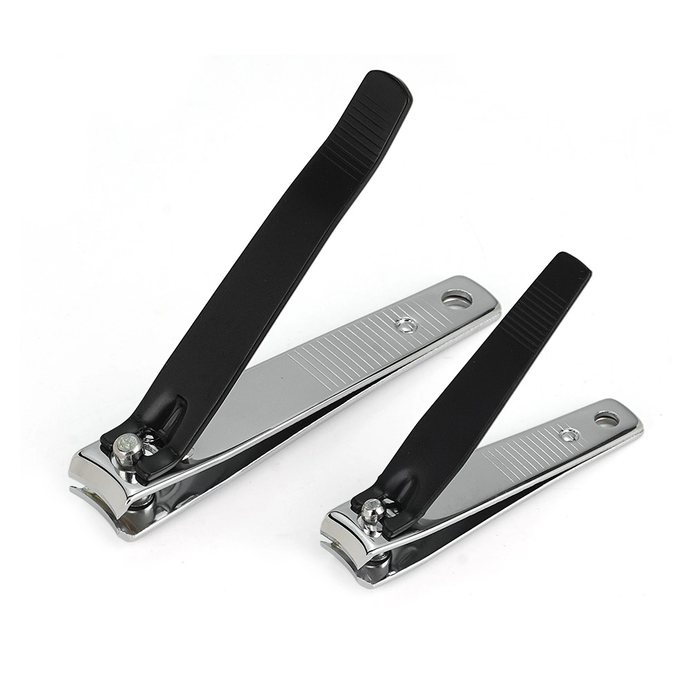 06 Wholesale Stainless Steel Silver 6pc Manicure Set – 2 Nail Clippers + 4 Tools, OEM Logo MSZ 595286