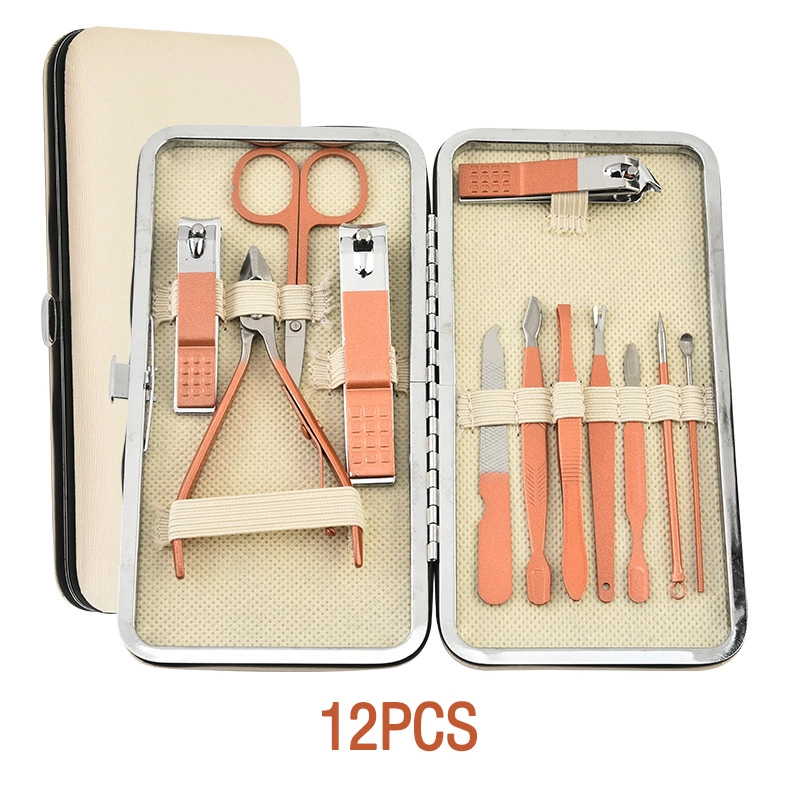 Professional Stainless Steel Manicure Set for Salon MS 12366