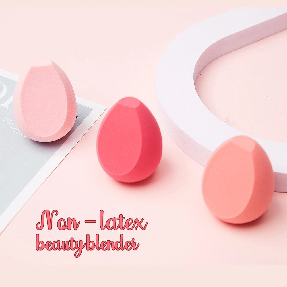Non Latex Angled Cut Makeup Sponge Set Latex Free Beauty Blender for Foundation Concealer Contour Flawless Finish Professional Cosmetic Tool NBT-05/NBT-21/NBT-221