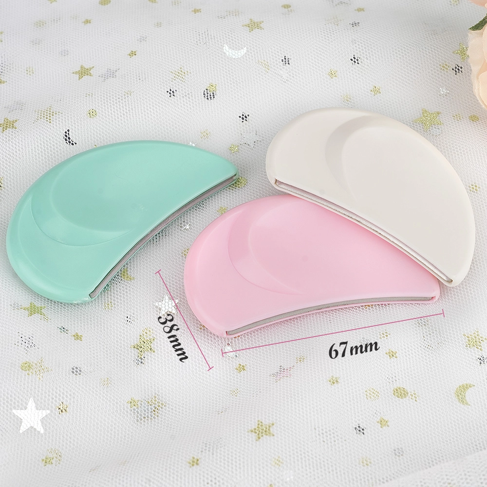 Half Moon Plastic Nail File Buffer 180 240 Grit Curved Manicure Tool for Natural Acrylic Nails Eco Friendly OEM Wholesale LNF-03